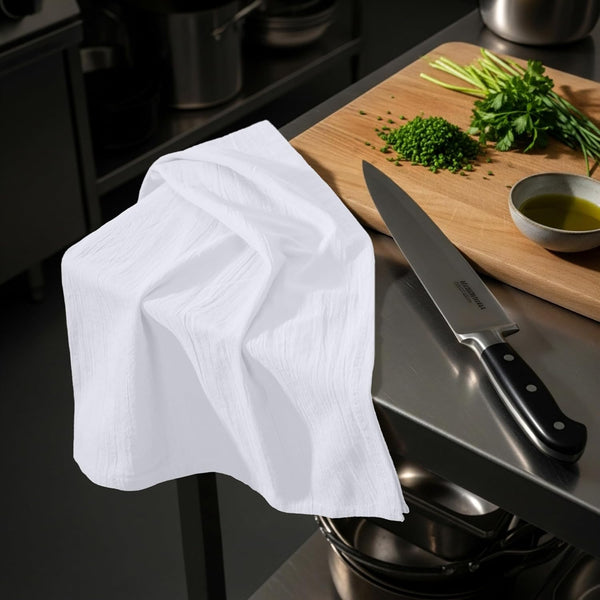 Utopia Kitchen White Flour Sack Towels [12 Pack - 28 x 28 Inch] 100% Cotton White 12 Pack