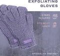 Brooklyn Botany Exfoliating Gloves for Bath and Shower Ã¢ÂÂ Heavy Duty Exfoliating Body Scrubber for Massage and Dead Skin Remover for Body