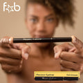 Precision Liquid Eyeliner - Felt-Tipped Liquid Eyeliner Pen - Richly Pigmented Waterproof Black Eyeliner - Achieves Thin or Thick Strokes -