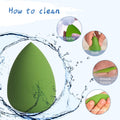 COSTICA Makeup Sponge Set Blender, Beauty Sponge Makeup Blender Flawless for Liquid - Multi Colored 4 pcs Avocado Series 4 Count (Pack of 1) GREEN