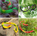 Realistic Rubber Snakes to Keep Birds Away - 4 Pieces 29 Inch Fake Snake Toys for Garden Props to Scare Birds, Mice, Squirrels,Pranks, Halloween