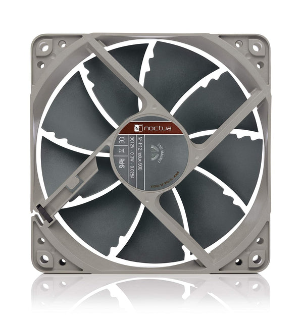Noctua NF-P12 Redux-900, Ultra Quiet Silent Fan, 3-Pin, 900 RPM (120Mm, Grey)