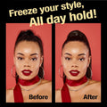 EBIN NEW YORK Wonder Ponytail Bond Freeze Spray Extreme Firm Hold - Coarse Hair 8oz/ 245ml | Long Lasting Hold, 24-Hour Frizz Control, Shine