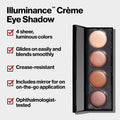 Revlon CrÃÂ¨me Eyeshadow Palette, Illuminance Eye Makeup with Crease- Resistant Ingredients, Creamy Pigmented in Blendable Matte & Shimmer Finishes,