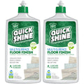 Quick Shine Multi Surface Floor Finish 27Oz, 2Pk | Cleaner & Polish to Use on Hardwood, Laminate, Luxury Vinyl Plank LVT, Tile & Stone | Safer