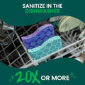 Scotch-Brite Odor Resist Heavy Duty Scrub Sponge, Dishwasher-Safe Kitchen Sponges for Serious Scrubbing, Multipurpose Dish Sponge for Stuck-On