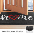 Door Mat, Welcome Mat Low Profile Floor Mat Front Doormat Indoor and Outdoor Doormat Non Slip Rugs for Entryway, Patio, High Traffic Areas