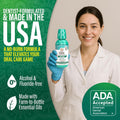 GuruNanda Fresh Breath Mouthwash – 12-Hour Fresh Breath & Helps Fight Bad Breath – ADA Accepted, Alcohol & Fluoride-Free Oral Rinse, Wild Mint -