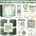 Christmas Birthday Gifts for Women Self Care Gift, Get Well Soon Gift Baskets Relaxing Spa Care Package for Women with Blanket, Unique Gift