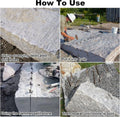 5 Packs of Heavy Duty Wedge and Feather Shims, Abuff 3/4 Inch Plug Shim and Wedge Concrete Rock Stone Splitter Hand Tools