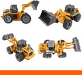 Top Race 6 Channel Full Functional Front Loader RC Remote Control Construction Toy Tractor Lights & Sounds 2.4Ghz Remote Control Tractor Toys