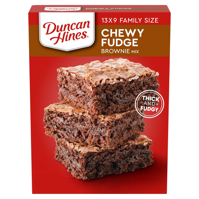 Duncan Hines Brownie Mix, Chewy Fudge, Easter Baking, 18.3 oz. Chewy Fudge 18.3 Ounce (Pack of 1)