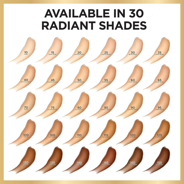 L'Oreal Paris Age Perfect Radiant Serum Foundation with SPF 50, Rose Ivory, 1 Ounce Rose Ivory 1 Fl Oz (Pack of 1)