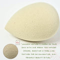 Green Tea Beauty Sponge - Plant-Based, Eco-Friendly, Cruelty-Free, Dye-Free & Latex-Free Blender, Biodegradable & Vegan Makeup Sponge, Makeup