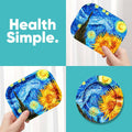 HiKeep Rolling Tray Set with Magnetic Lid, Ash Tray Outdoors, Smoking Accessories, Outdoor Ashtray for Outside Patio, Ashtrays for Smokers Indoor,