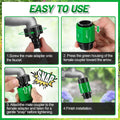 15 Pieces Plastic Garden Hose Quick Connectors- Water Hose Quick Connect Male and Female 3/4" US Thread Fitting Set for Garden Hoses, Sprinklers