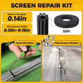 King&Charles Window Screen Replacement, 6in1 Window Screen Door Repair Kit 48"×118" Gray