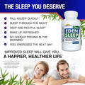Eden Daily Sleep [New GABA Free Formula] Ã¢ÂÂ Fall Asleep Faster, Relax Your Muscles, Promote Deep and Restful Sleep (60 Vegan Capsules)