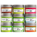 Heavenly Tea Leaves Organic 9 Flavor Variety Pack, Loose Leaf Tea Sampler | Approximately 90 Cups, Assorted Black, Green, White, Rooibos, & Herbal