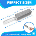 DISIWENE Pumice Cleaning Stone with Handle Toilet Bowl Cleaner Hard Water Ring Remover for Bath/Pool/Kitchen/Household Cleaning (2)