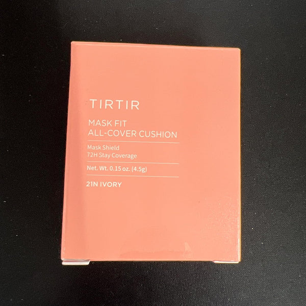[*Mini Size*] TIRTIR All Cover Pink Cushion | Korean Cushion Foundation, (#21N Ivory, 0.15 Fl Oz) 0.15 Fl Oz (Pack of 1) 21N Ivory_New