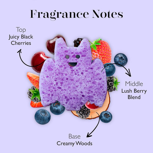 Spongelle Berry Bite Bat | Boo Pals Body Buffer