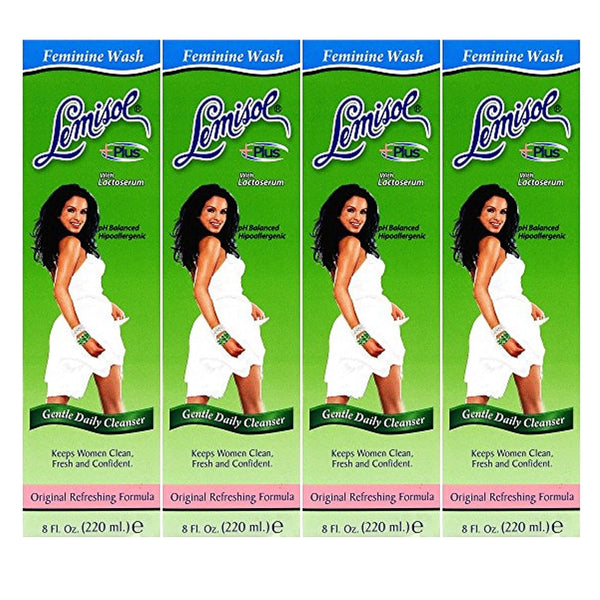Lemisol Plus Feminine Wash 16 oz (Pack of 4) Original 16 Fl Oz (Pack of 4)