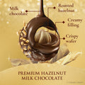 Ferrero Rocher Gourmet Hazelnut Milk Chocolate Gift Box, 24 Individually Wrapped Chocolates, 10.6 oz 24 Count (Pack of 1)