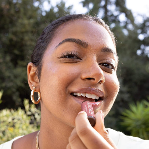Burt's Bees Lip Tint Balm with Long Lasting 2 in 1 Duo Tinted Balm Formula, Color Infused with Deeply Hydrating Shea Butter for a Natural Looking