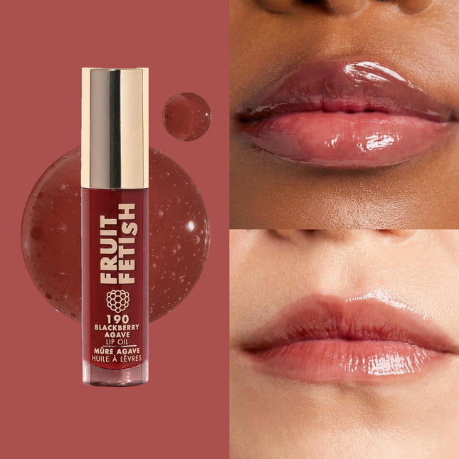 Milani Fruit Fetish Lip Oil with Vitamin E for Instant Hydration, Fruit Extract 