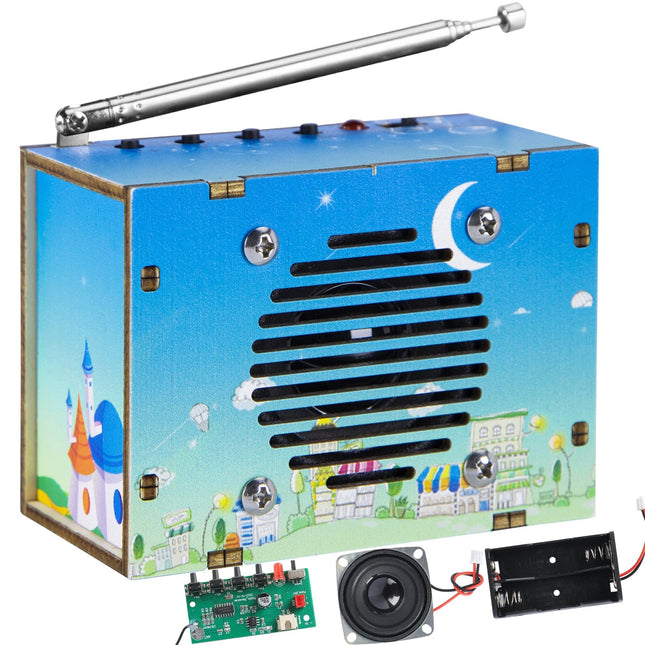 Science Kits for Kids Age 8-12 12-14, STEM Kits for Kids Age 8-10, STEM Toys Build Your Own FM Radio Kit, DIY Electronic
