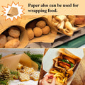 DISSKNIC 100PCS Unbleached Parchment Paper 12 x 16, Precut for Baking, Half Sheet for Cookie Sheets, Kitchen Gadgets and Supplies for Oven