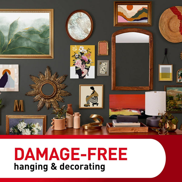Command 15 Lb & 10 Lb Large and Medium Picture Hanging Strips 28 Assorted Pairs (56 Command Strips), Damage Free Hanging Picture Hangers, Great