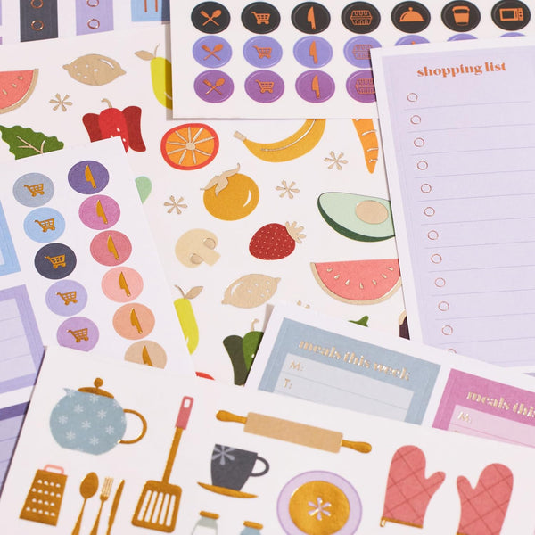 Functional Sticker Book - Meal Prep