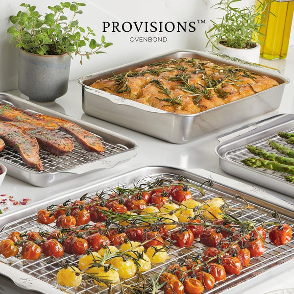 Hestan Provisions OvenBond – Quarter Sheet Pan Rack, 11.75" L x 8.25" W (Cooling Rack) Quarter Sheet Rack