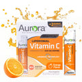 Aurora Nutrascience Mega-Pack Liposomal Vitamin C, Immune Support, 3,000 Mg per Serving, Vegan, Gluten Free, Non-Gmo, 32 Single Serve Packets, Orange