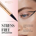 Black Liquid Eyeliner Pencil Queen Cobra Ã¢ÂÂ Long-Lasting & Waterproof Ã¢ÂÂ Quick-Drying, No Flaking Ã¢ÂÂ Thin Applicator & Intense Color