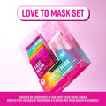 Freeman 14 Piece Love To Mask Variety Pack, Facial Masks For All Skin Types, Hydrate, Detoxify, & Clear Skin, Exfoliating Scrub, Bonus Headband