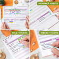 Clever Fox Habit Tracker Calendar Ã¢ÂÂ Inspirational Goal Tracker and Habit Calendar for Atomic Habits Ã¢ÂÂ Colorful Habit & Goal Planner