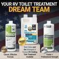 Unique RV Digest-It+ Extra-Strength Ultra-Concentrate - 32 RV Toilet Treatments - Eliminates Smells and Liquifies Waste (32 Oz)