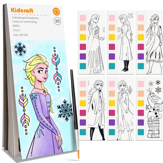 Paint with Water Coloring Books for Kids, Pocket Mess Free Watercolor Painting K
