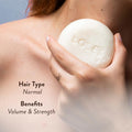 LOLE'S Shampoo Bar and Conditioner, 2In1 with Coconut Oil for Normal Hair, Volume & Strength, 99% Natural Origin, Sustainably Sourced, 3.5Oz