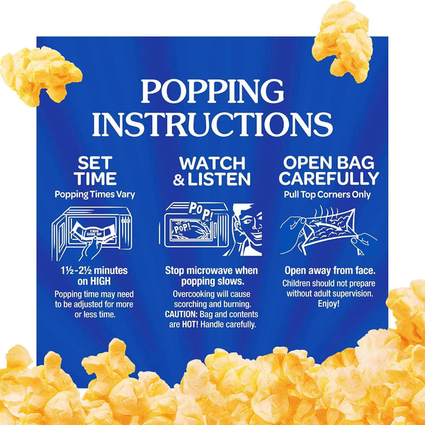 Act II Butter Lovers Microwave Popcorn, 2.75 oz., 3-Count Bags Butter 8.25 Ounce (Pack of 1)