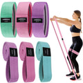 Fabric Resistance Bands for Working Out, 3 and 4 Levels Booty Bands Long Resistance Bands for Women and Men | Elastic Bands for Exercise Bands