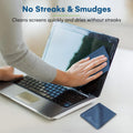 Care Touch Microfiber Cleaning Cloths, 6 Pack - Cleans Glasses, Lenses, Phones, Screens, Other Delicate Surfaces - Large Lint Free Microfiber