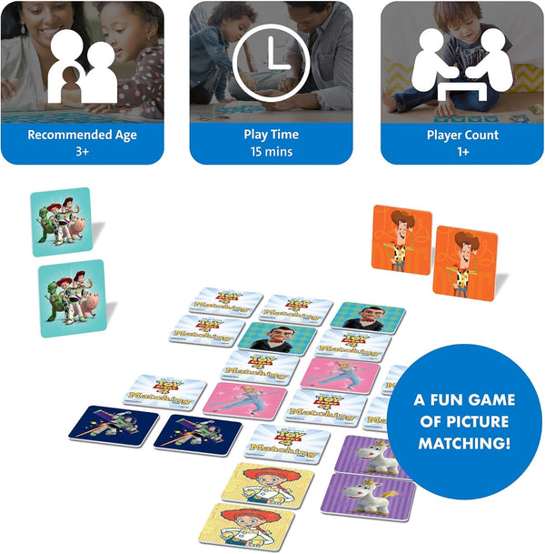 Wonder Forge Toy Story 4 Matching Game | Build Focus and Memory with Woody, Buzz, and Beloved Pixar Characters | Fun and Engaging Activity for