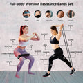 Fabric Resistance Bands for Working Out, 3 and 4 Levels Booty Bands Long Resistance Bands for Women and Men | Elastic Bands for Exercise Bands
