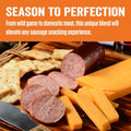 LEM Products Backwoods Reduced Sodium Summer Sausage Cured Sausage Seasoning, Ideal for Wild Game, Seasons Up to 5 Pounds of Meat, 4.1 Ounce