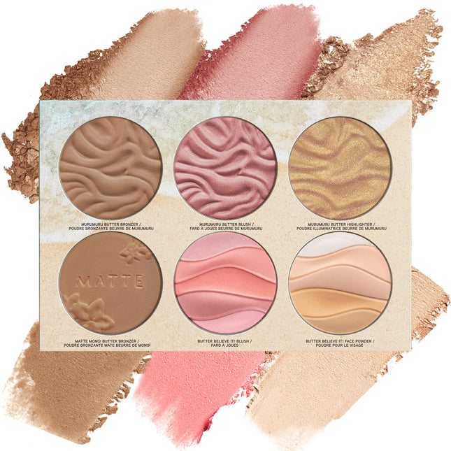 Physicians Formula Butter Dream Team Palette Makeup Gift Set, Bronzer, Blush, Fa