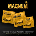 TROJAN Lubricated Magnum Condoms XL Large Size - 12 Count XL (Pack of 12)